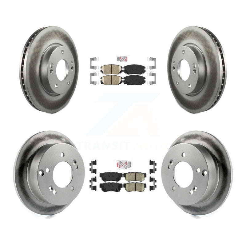 Transit Auto KGA-104961 Disc Brake Kit for 2006-2008 Hyundai Sonata - Front and Rear