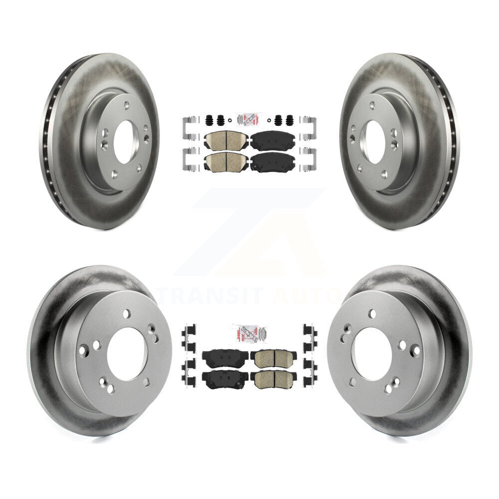 Transit Auto KGA-104962 Disc Brake Kit for 2006-2008 Hyundai Sonata - Front and Rear