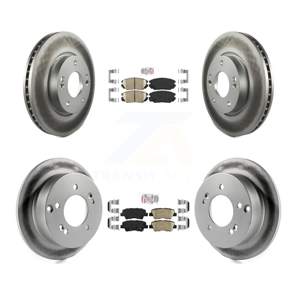 Transit Auto KGA-104965 Disc Brake Kit for 2008-2010 Hyundai Sonata - Front and Rear