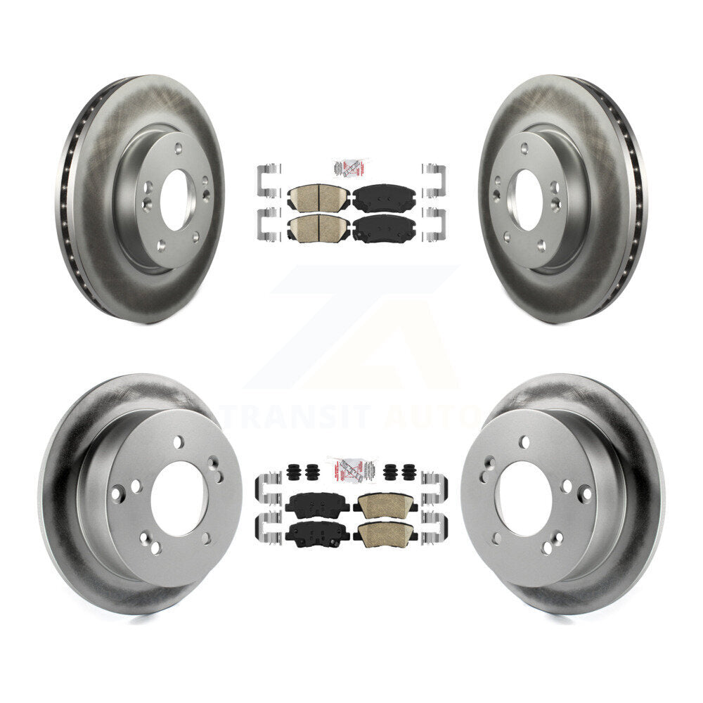 Transit Auto KGA-104967 Disc Brake Kit for 2008-2010 Hyundai Sonata - Front and Rear