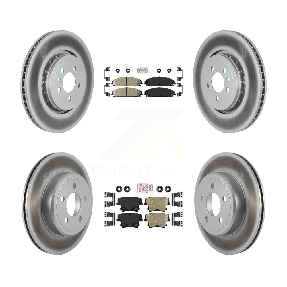 Transit Auto KGA-104971 Disc Brake Kit for 2014-2018 Dodge Charger - Front and Rear