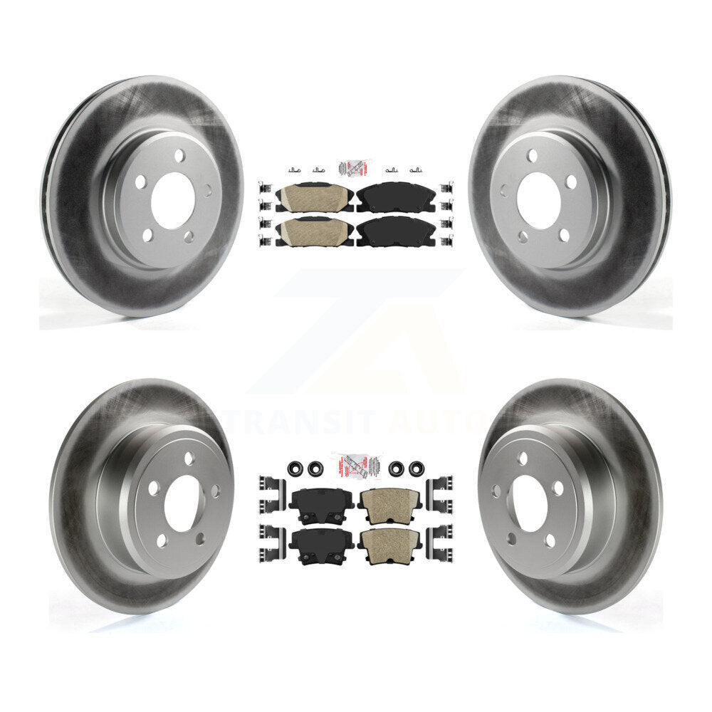 Transit Auto KGA-104972 Disc Brake Kit for 2014-2018 Dodge Charger - Front and Rear