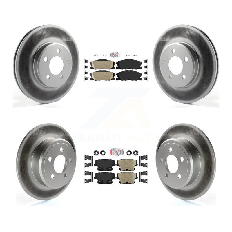 Transit Auto KGA-104972 Disc Brake Kit for 2014-2018 Dodge Charger - Front and Rear
