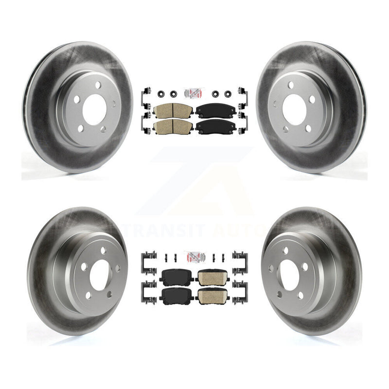 Transit Auto KGA-104973 Disc Brake Kit for 2014-2018 Dodge Charger - Front and Rear