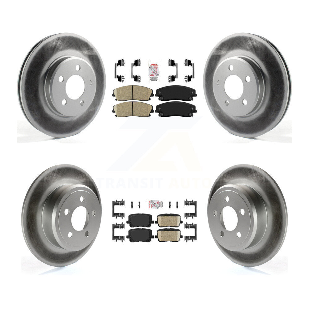 Transit Auto KGA-104974 Disc Brake Kit for 2014-2018 Dodge Charger - Front and Rear