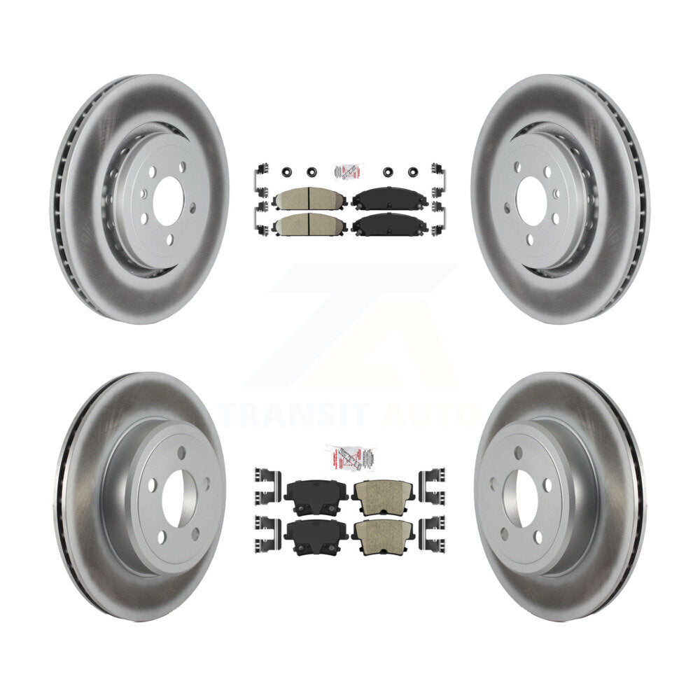Transit Auto KGA-104975 Disc Brake Kit for 2014-2018 Dodge Charger - Front and Rear