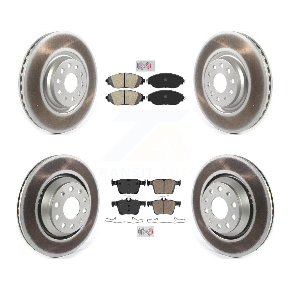 Transit Auto KGA-104985 Disc Brake Kit for 2017-2019 Volkswagen Golf R - Front and Rear