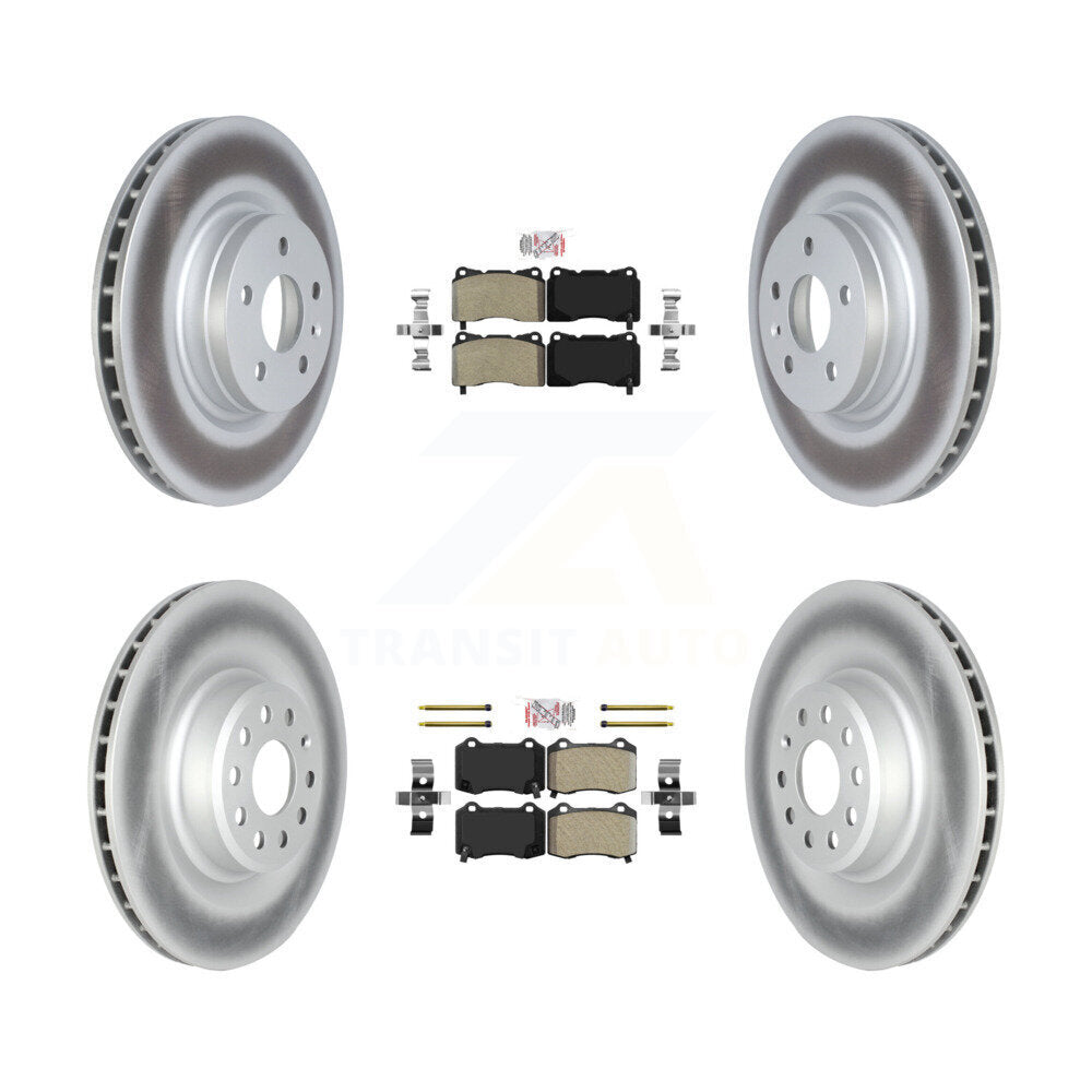 Transit Auto KGA-104988 Disc Brake Kit for 2017-2019 Tesla S, Tesla X - Front and Rear
