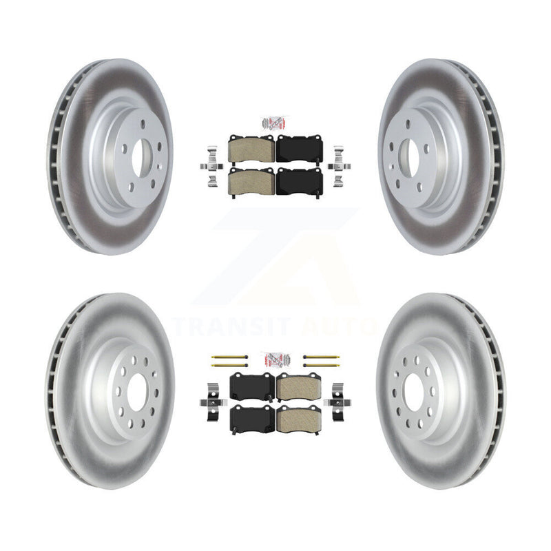 Transit Auto KGA-104988 Disc Brake Kit for 2017-2019 Tesla S, Tesla X - Front and Rear