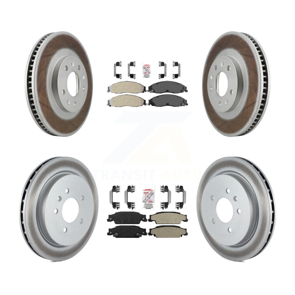 Transit Auto KGA-104998 Disc Brake Kit for 2003-2007 Cadillac CTS - Front and Rear
