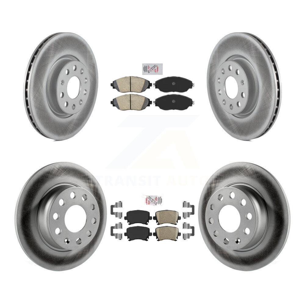Transit Auto KGA-105000 Disc Brake Kit for 2015 Volkswagen GTI - Front and Rear