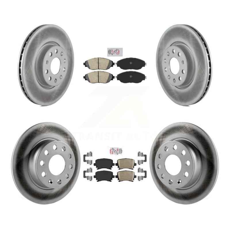 Transit Auto KGA-105000 Disc Brake Kit for 2015 Volkswagen GTI - Front and Rear