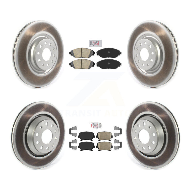 Transit Auto KGA-105002 Disc Brake Kit for 2018-2021 Volkswagen GTI - Front and Rear