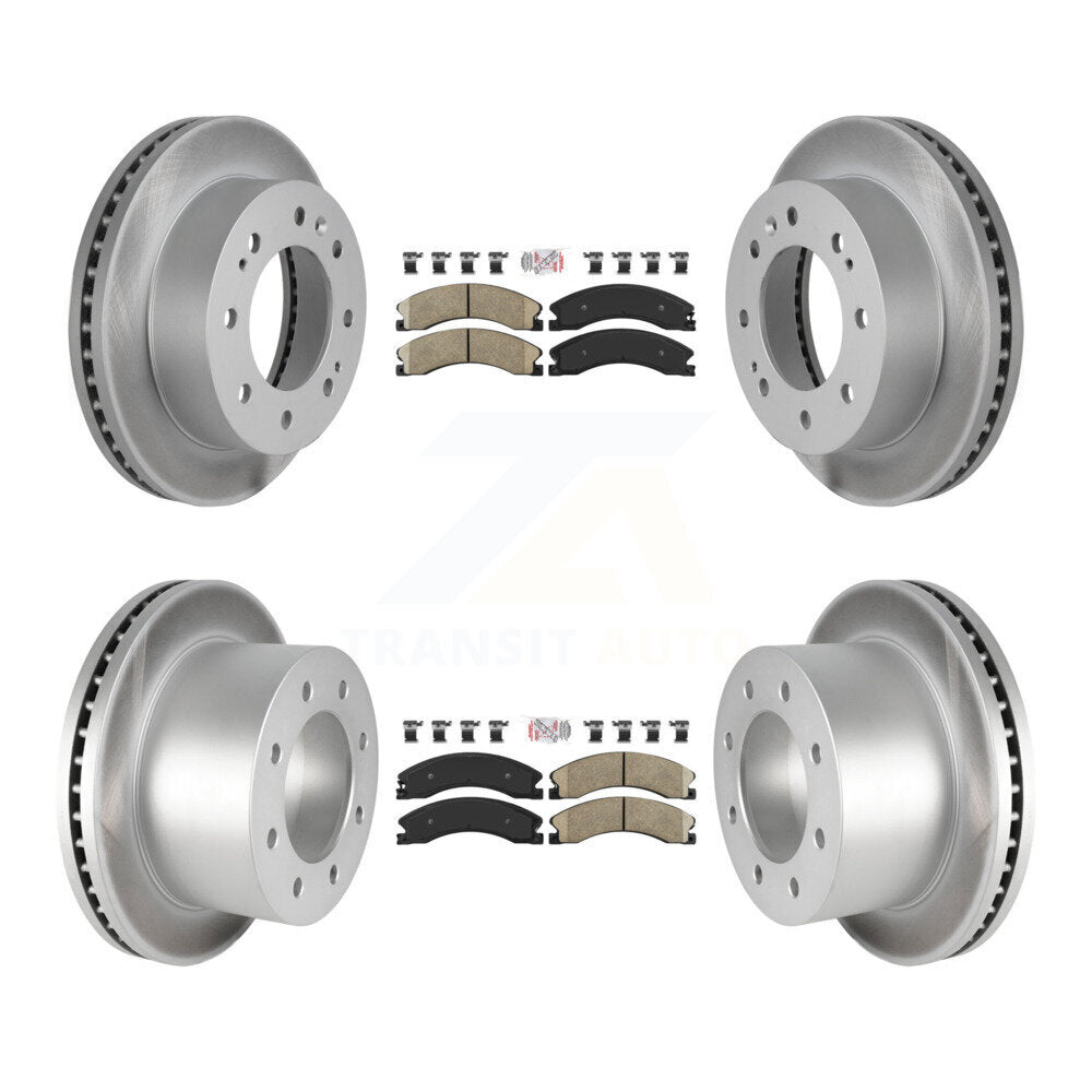 Transit Auto KGA-105009 Disc Brake Kit for 2011-2019 Chevrolet Silverado 3500 HD, GMC Sierra 3500 HD - Front and Rear