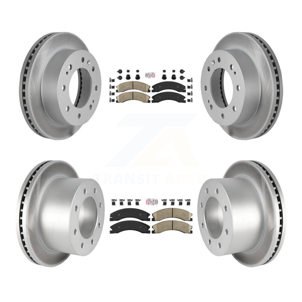 Transit Auto KGA-105011 Disc Brake Kit for 2011-2019 Chevrolet Silverado 3500 HD, GMC Sierra 3500 HD - Front and Rear