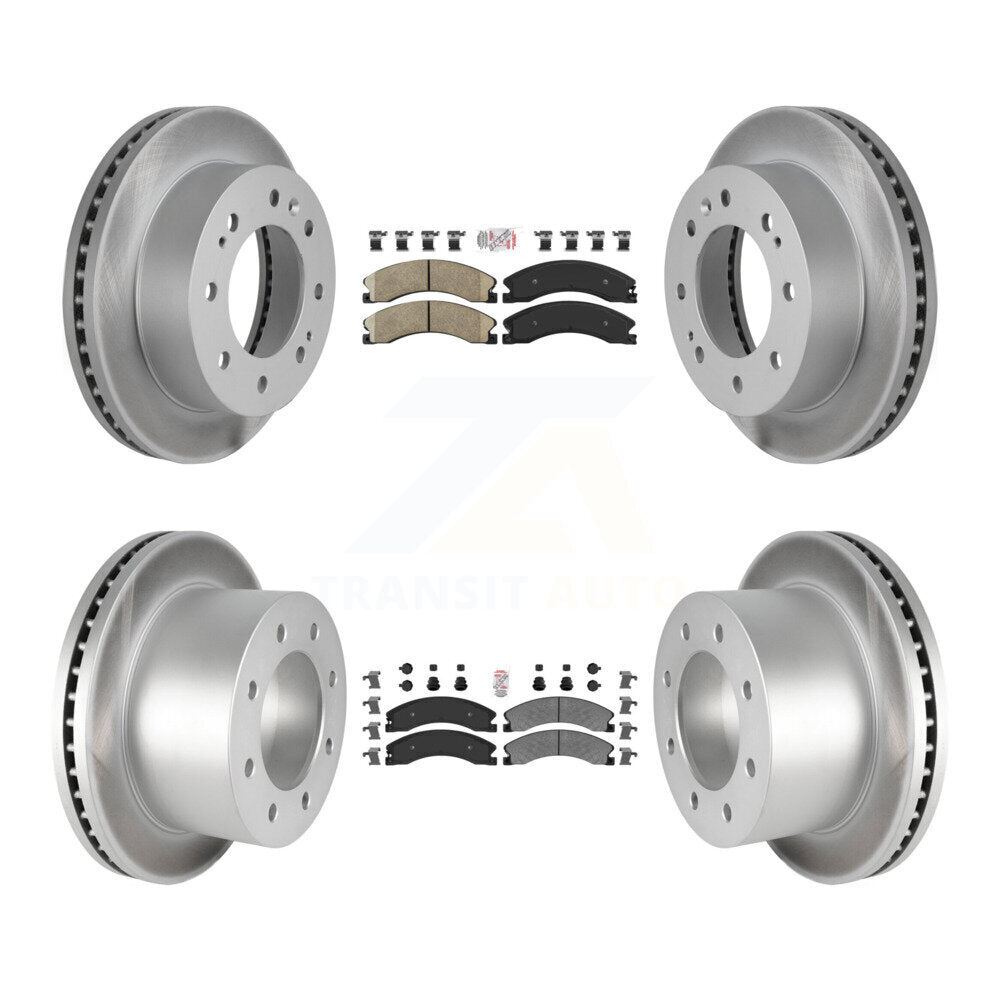 Transit Auto KGA-105012 Disc Brake Kit for 2011-2019 Chevrolet Silverado 3500 HD, GMC Sierra 3500 HD - Front and Rear