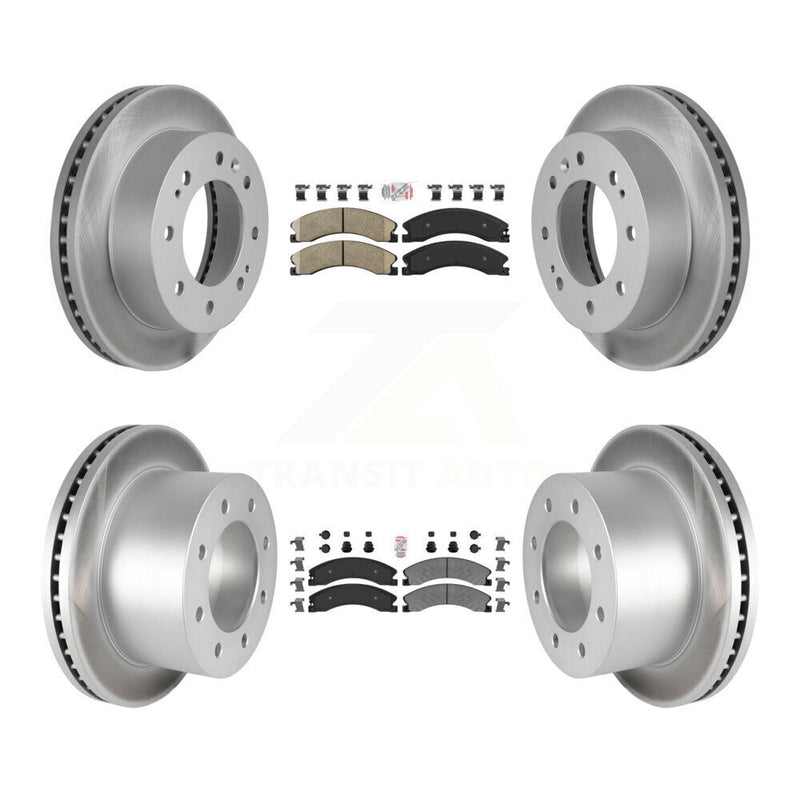 Transit Auto KGA-105012 Disc Brake Kit for 2011-2019 Chevrolet Silverado 3500 HD, GMC Sierra 3500 HD - Front and Rear