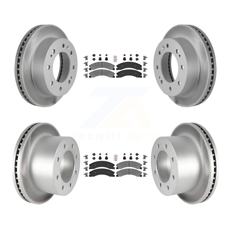 Transit Auto KGA-105013 Disc Brake Kit for 2011-2019 Chevrolet Silverado 3500 HD, GMC Sierra 3500 HD - Front and Rear