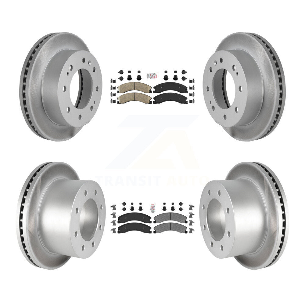 Transit Auto KGA-105014 Disc Brake Kit for 2011-2019 Chevrolet Silverado 3500 HD, GMC Sierra 3500 HD - Front and Rear