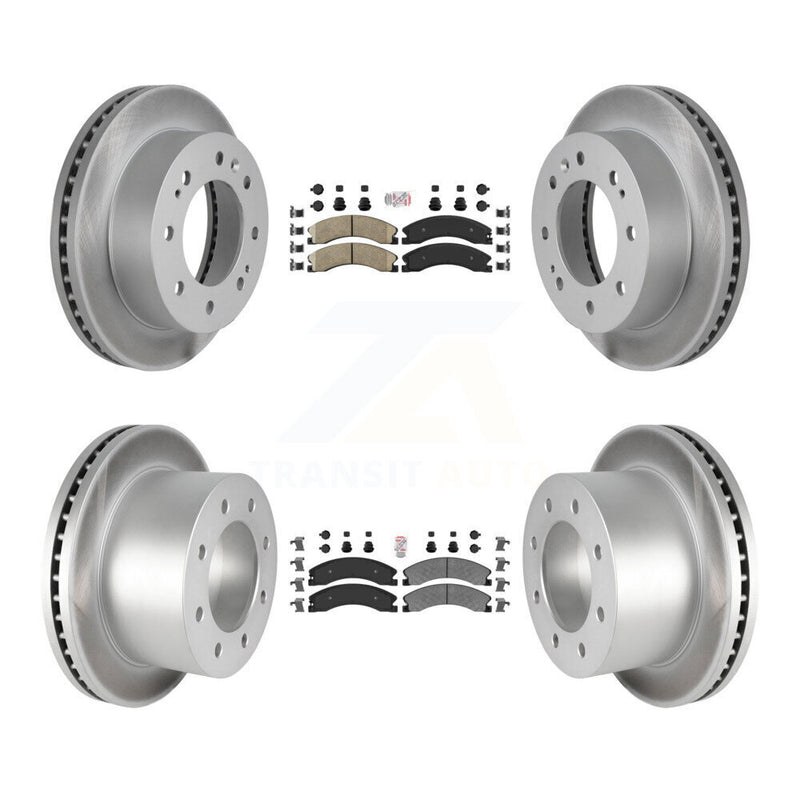 Transit Auto KGA-105014 Disc Brake Kit for 2011-2019 Chevrolet Silverado 3500 HD, GMC Sierra 3500 HD - Front and Rear