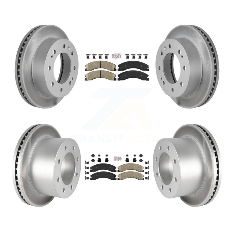 Transit Auto KGA-105015 Disc Brake Kit for 2011-2019 Chevrolet Silverado 3500 HD, GMC Sierra 3500 HD - Front and Rear