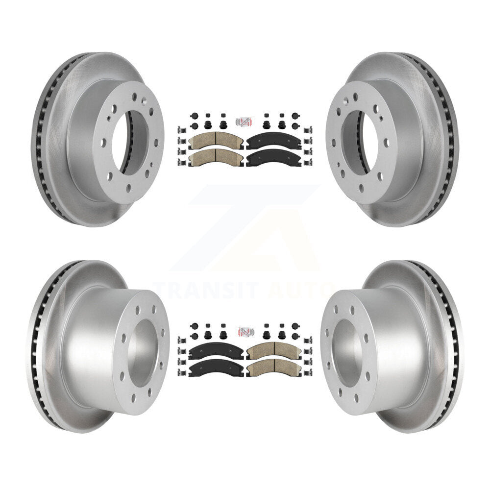 Transit Auto KGA-105017 Disc Brake Kit for 2011-2019 Chevrolet Silverado 3500 HD, GMC Sierra 3500 HD - Front and Rear