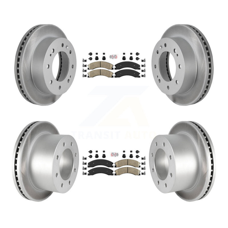 Transit Auto KGA-105017 Disc Brake Kit for 2011-2019 Chevrolet Silverado 3500 HD, GMC Sierra 3500 HD - Front and Rear