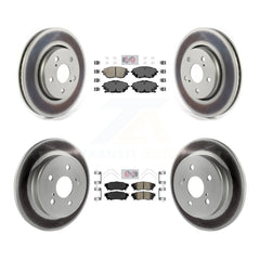 Transit Auto KGA-105019 Disc Brake Kit for 2018 Toyota C-HR - Front and Rear