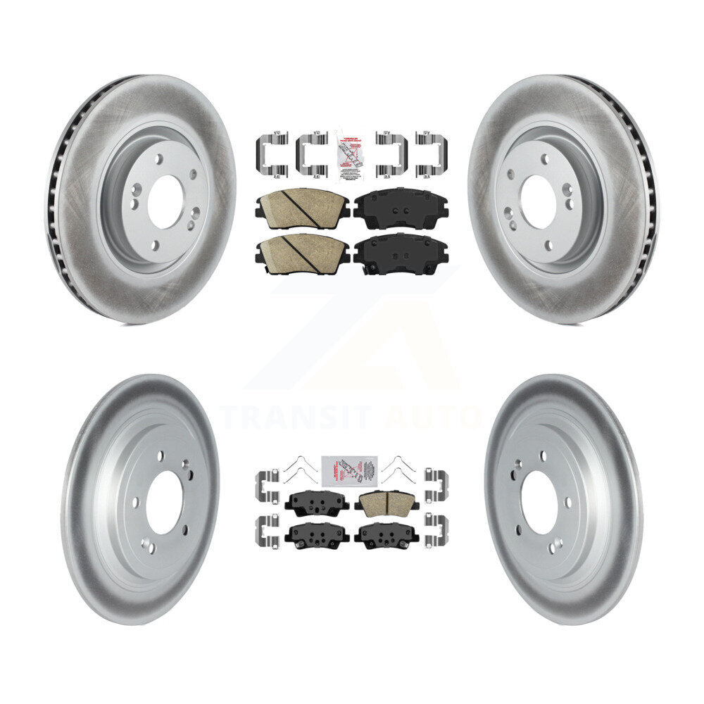 Transit Auto KGA-105025 Disc Brake Kit for 2017-2022 Kia Sportage - Front and Rear