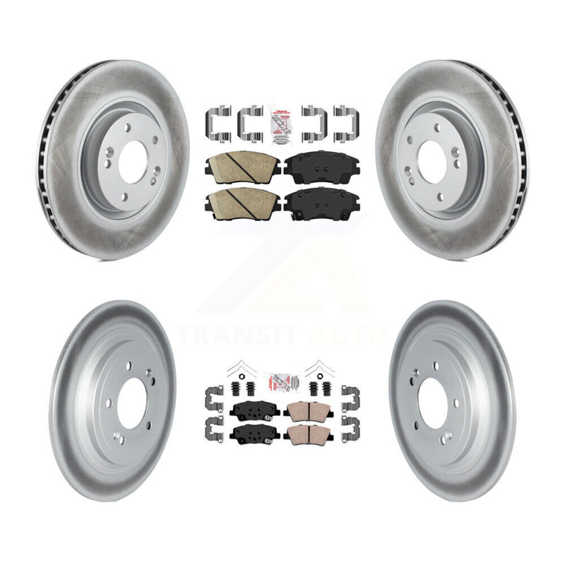 Transit Auto KGA-105027 Disc Brake Kit for 2017-2022 Kia Sportage - Front and Rear