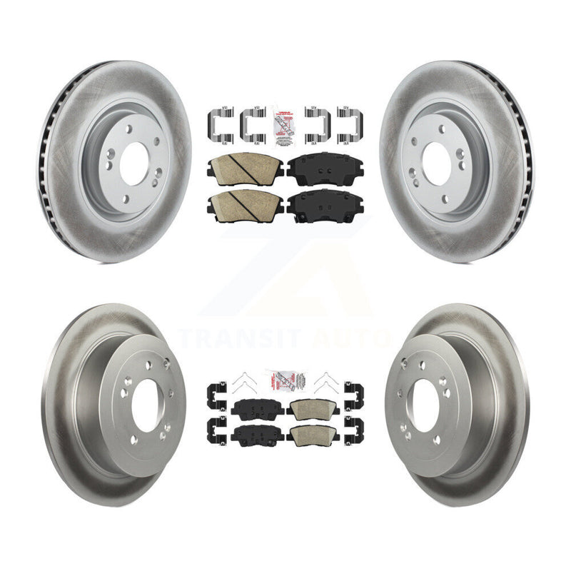 Transit Auto KGA-105028 Disc Brake Kit for 2017-2022 Kia Sportage - Front and Rear