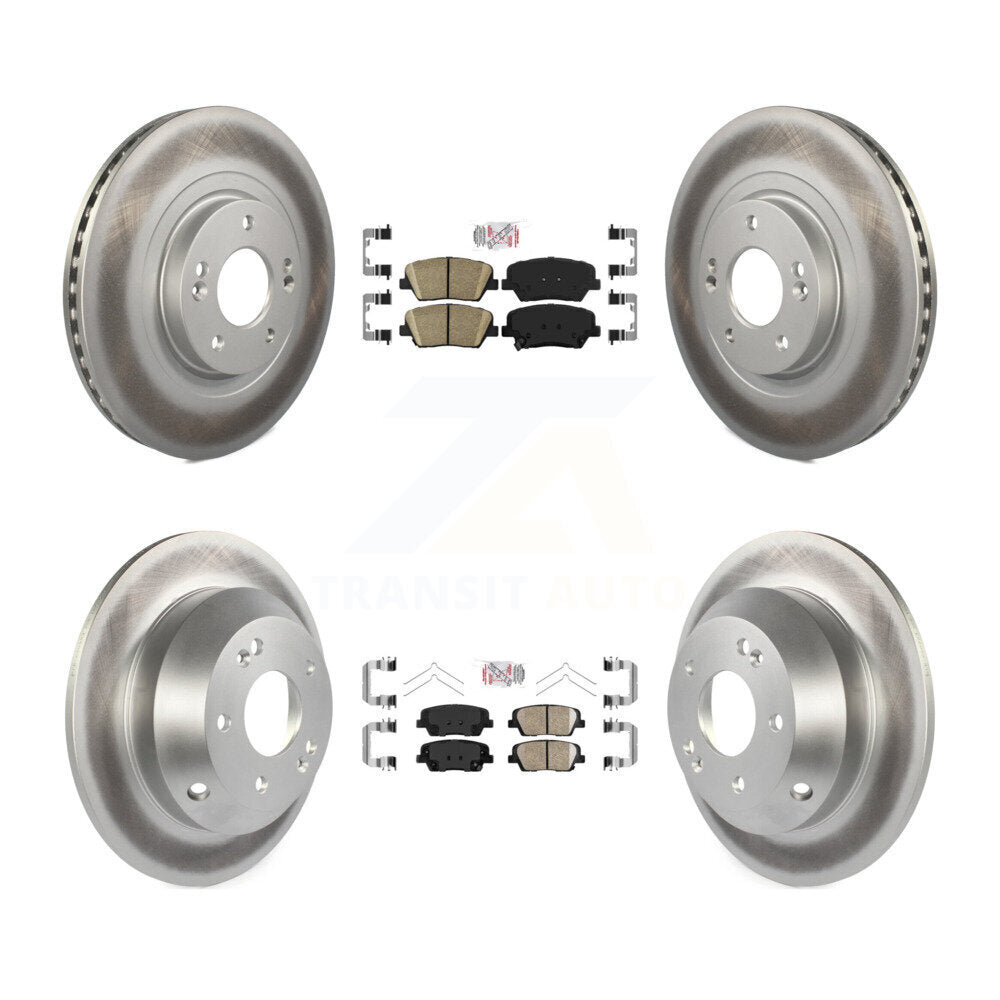 Transit Auto KGA-105029 Disc Brake Kit for 2014-2015 Kia Sorento - Front and Rear