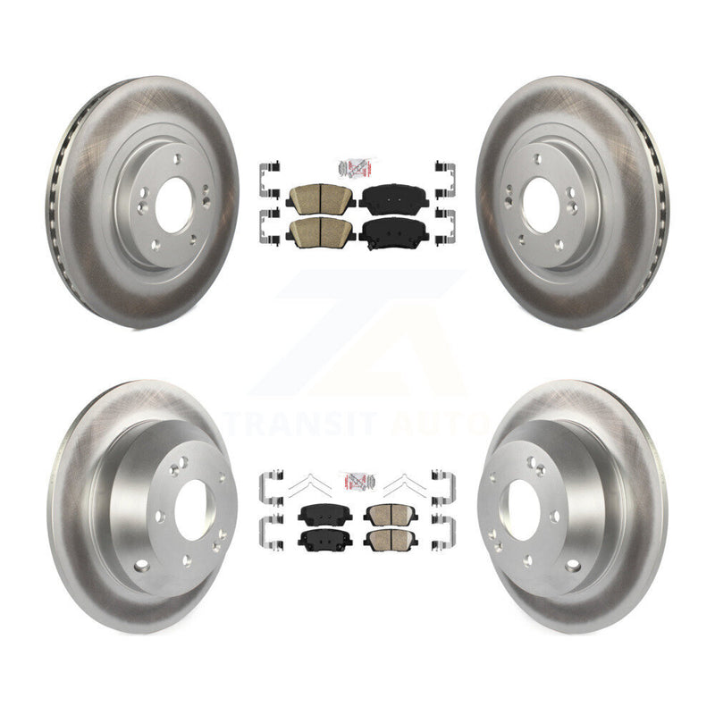 Transit Auto KGA-105029 Disc Brake Kit for 2014-2015 Kia Sorento - Front and Rear