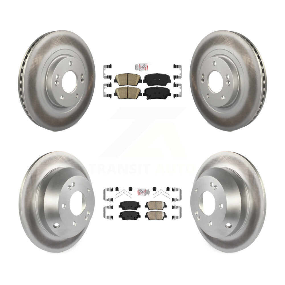 Transit Auto KGA-105031 Disc Brake Kit for 2014-2015 Kia Sorento - Front and Rear