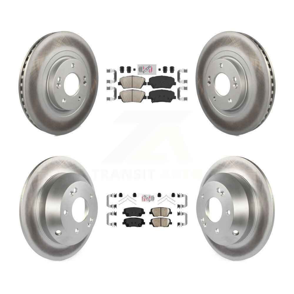 Transit Auto KGA-105032 Disc Brake Kit for 2014-2015 Kia Sorento - Front and Rear