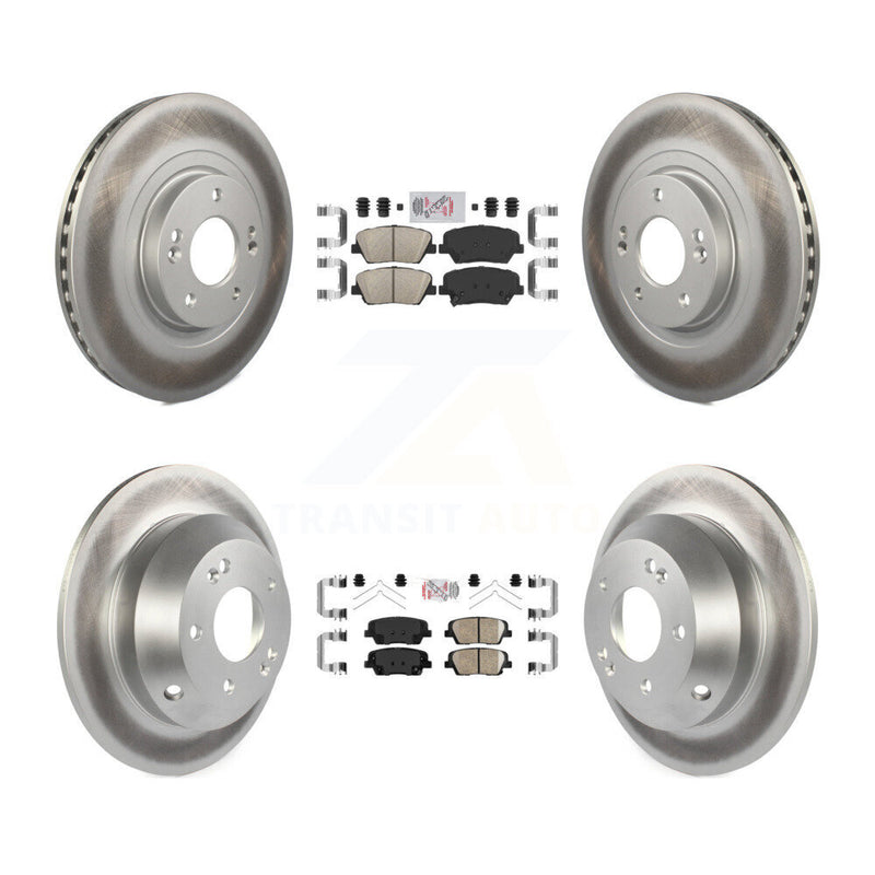 Transit Auto KGA-105032 Disc Brake Kit for 2014-2015 Kia Sorento - Front and Rear
