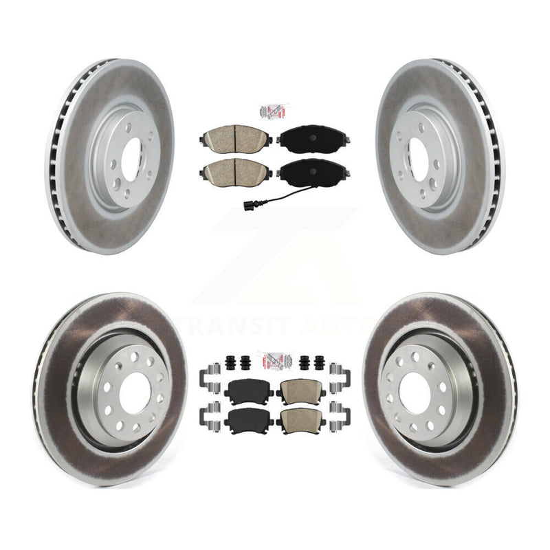Transit Auto KGA-105035 Disc Brake Kit for 2012-2016 Volkswagen CC - Front and Rear