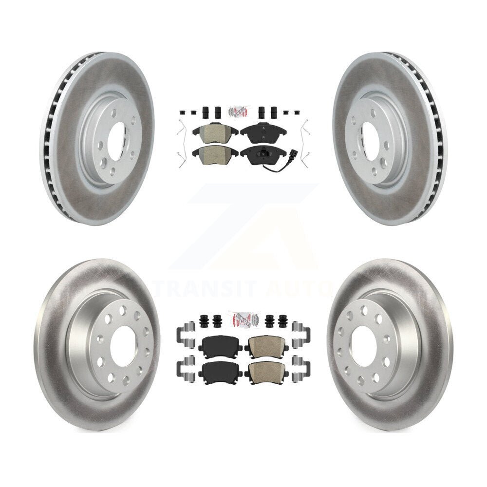 Transit Auto KGA-105037 Disc Brake Kit for 2009-2012 Volkswagen CC - Front and Rear