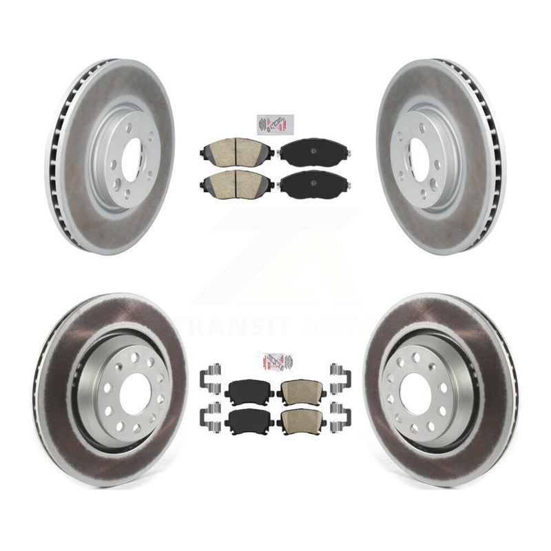 Transit Auto KGA-105041 Disc Brake Kit for 2013-2016 Volkswagen CC - Front and Rear