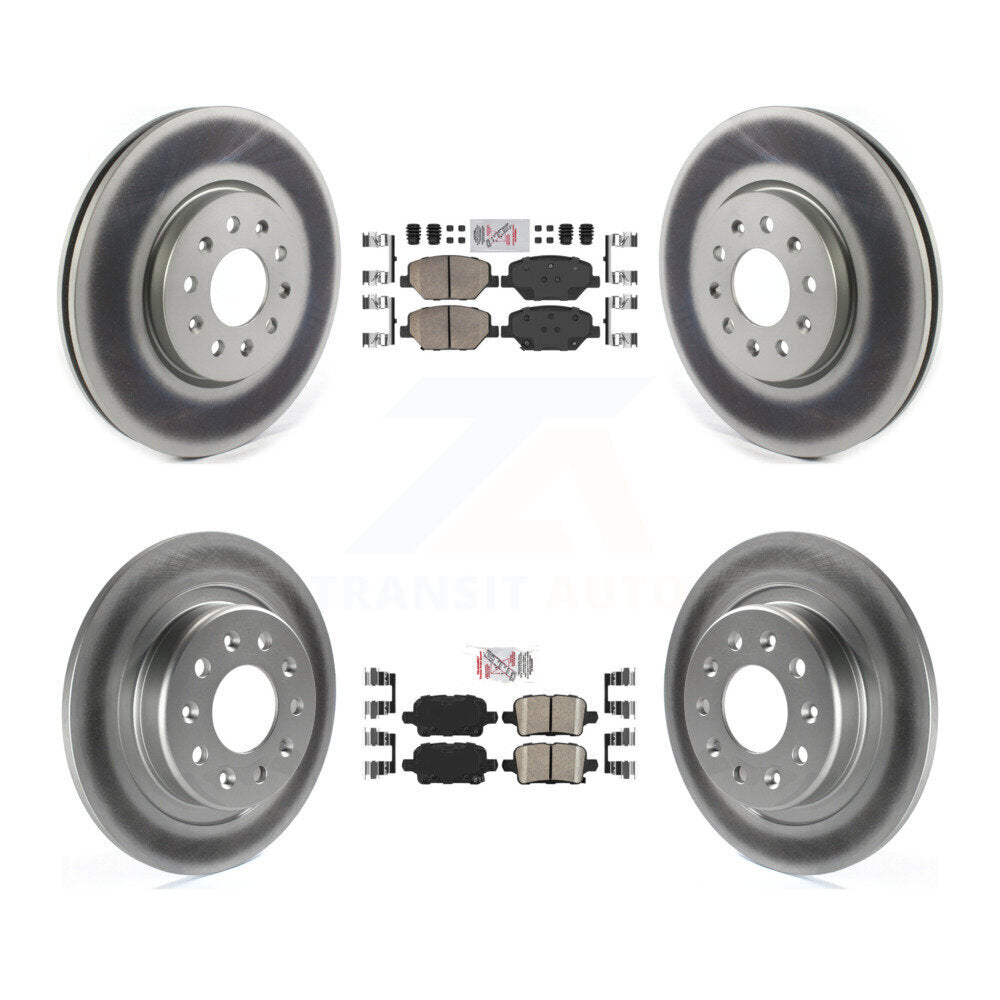 Transit Auto KGA-105050 Disc Brake Kit for 2019-2020 Buick Regal TourX, Chevrolet Equinox, GMC Terrain - Front and Rear