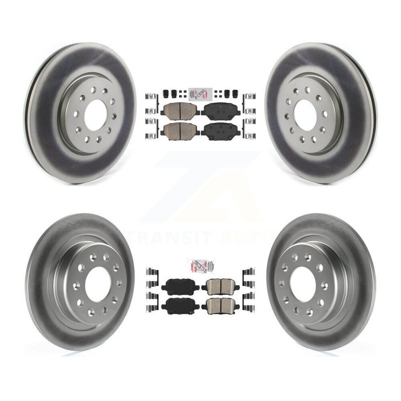 Transit Auto KGA-105050 Disc Brake Kit for 2019-2020 Buick Regal TourX, Chevrolet Equinox, GMC Terrain - Front and Rear