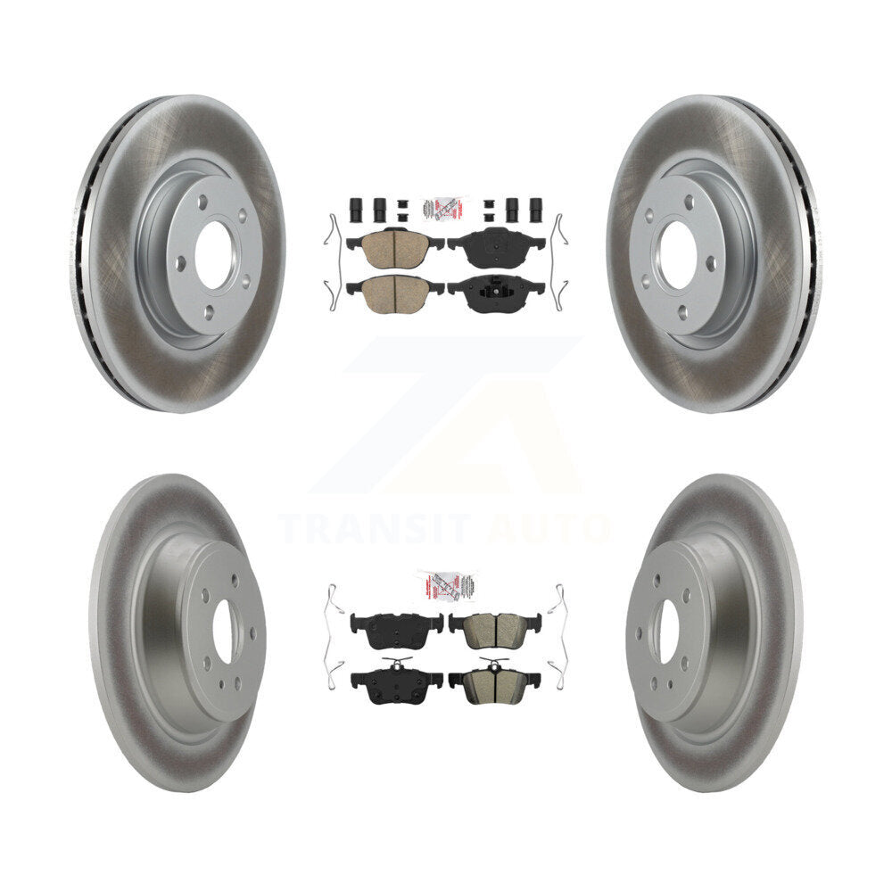 Transit Auto KGA-105052 Disc Brake Kit for 2017-2019 Ford Escape - Front and Rear