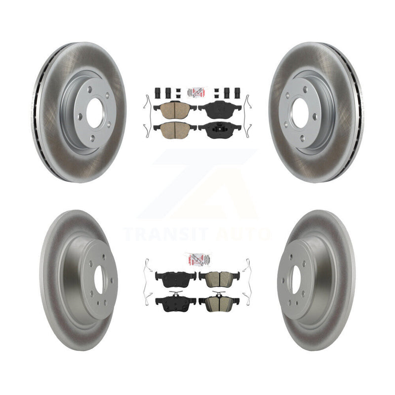 Transit Auto KGA-105052 Disc Brake Kit for 2017-2019 Ford Escape - Front and Rear