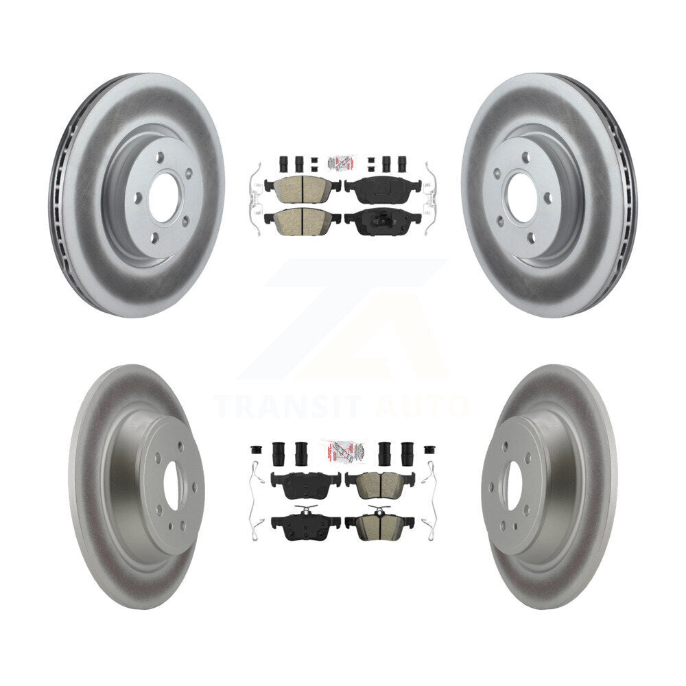 Transit Auto KGA-105053 Disc Brake Kit for 2017-2019 Lincoln MKC, Ford Escape - Front and Rear