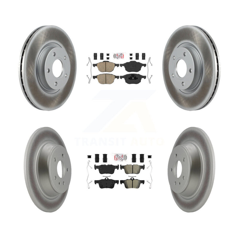 Transit Auto KGA-105054 Disc Brake Kit for 2017-2019 Ford Escape - Front and Rear