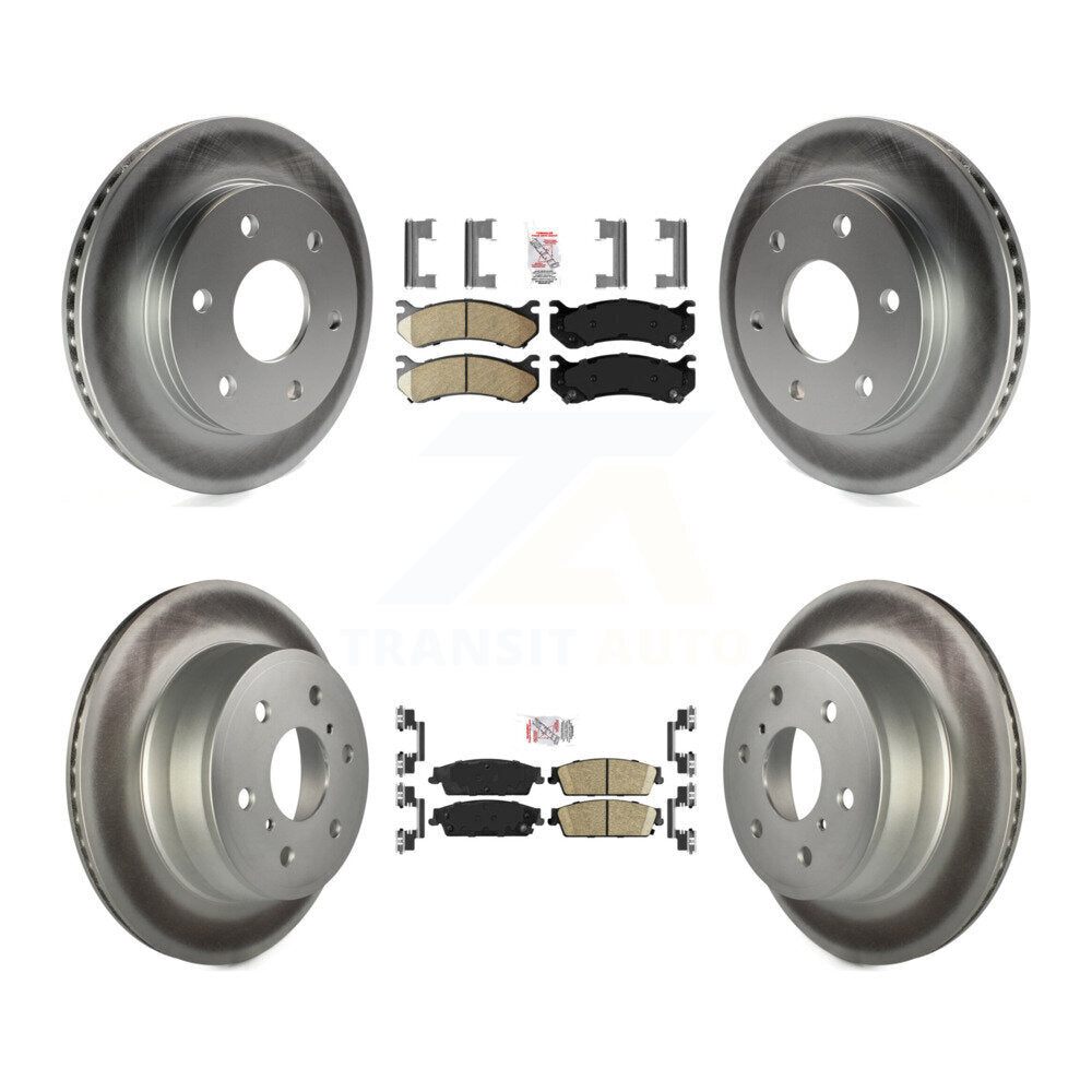 Transit Auto KGA-105057 Disc Brake Kit for 2007 Chevrolet Silverado 1500 - Front and Rear
