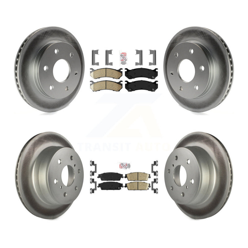 Transit Auto KGA-105057 Disc Brake Kit for 2007 Chevrolet Silverado 1500 - Front and Rear