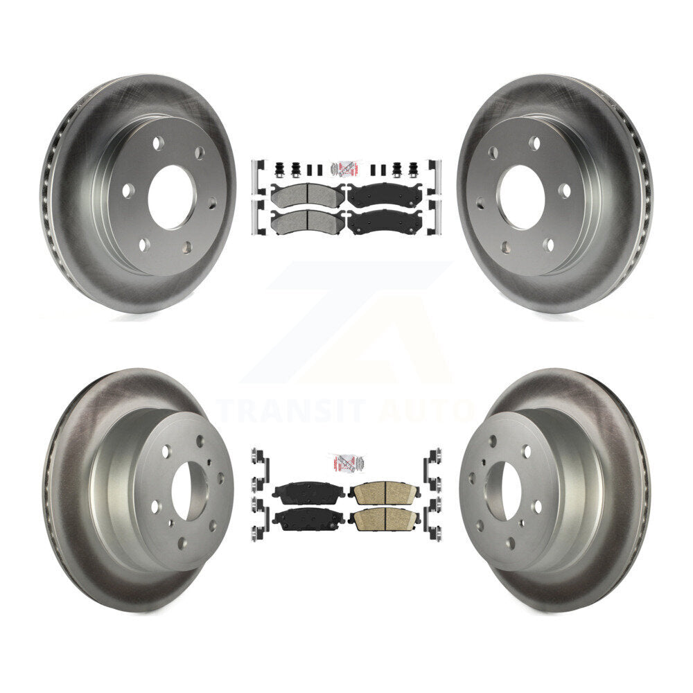 Transit Auto KGA-105058 Disc Brake Kit for 2007 Chevrolet Silverado 1500 - Front and Rear