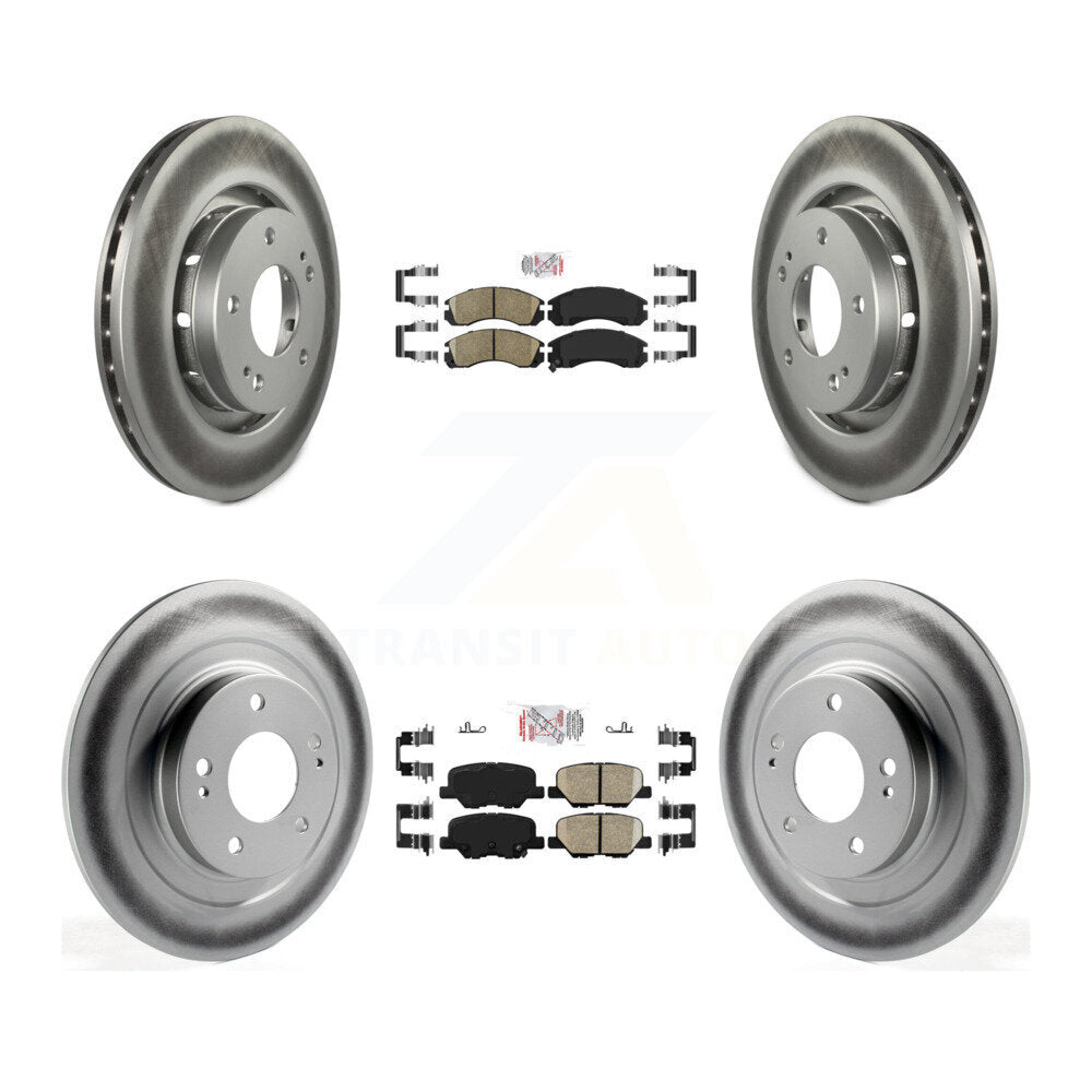 Transit Auto KGA-105060 Disc Brake Kit for 2018-2020 Mitsubishi Outlander PHEV - Front and Rear