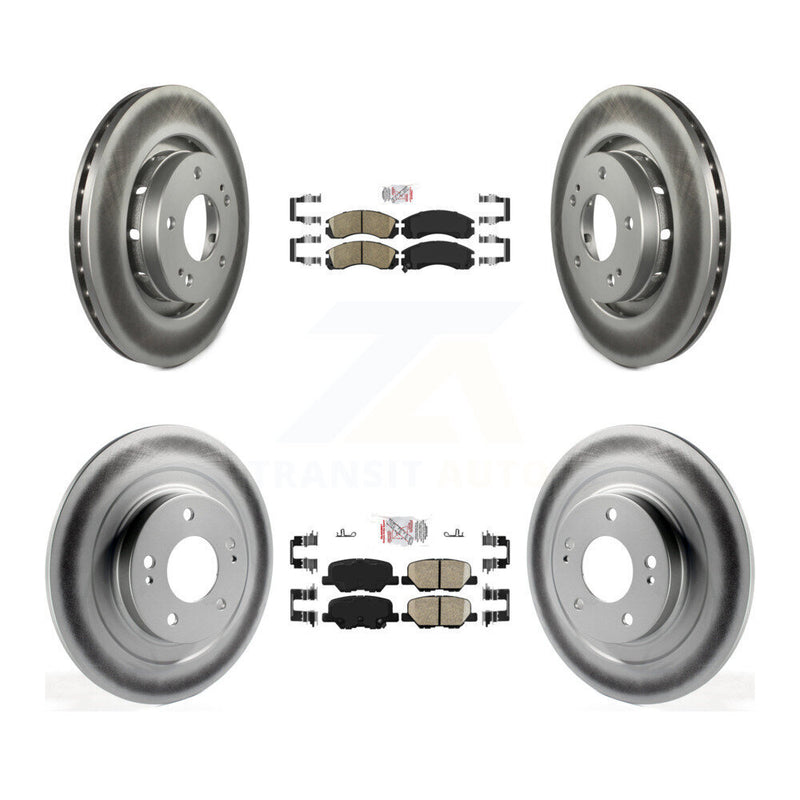 Transit Auto KGA-105060 Disc Brake Kit for 2018-2020 Mitsubishi Outlander PHEV - Front and Rear